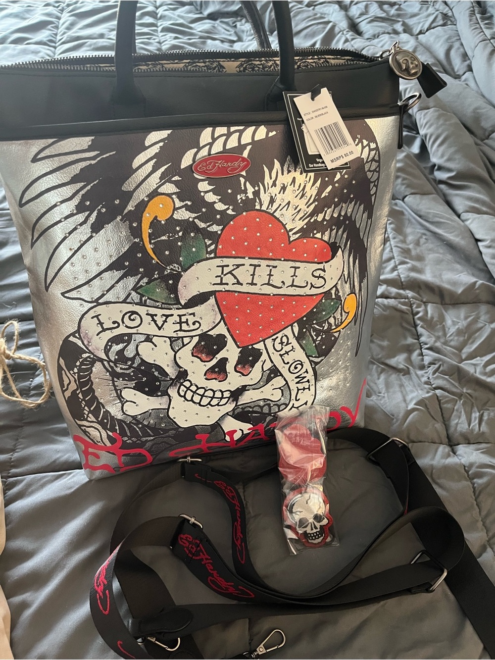 ED HARDY Backpack/tote bag - Picture 2 of 8